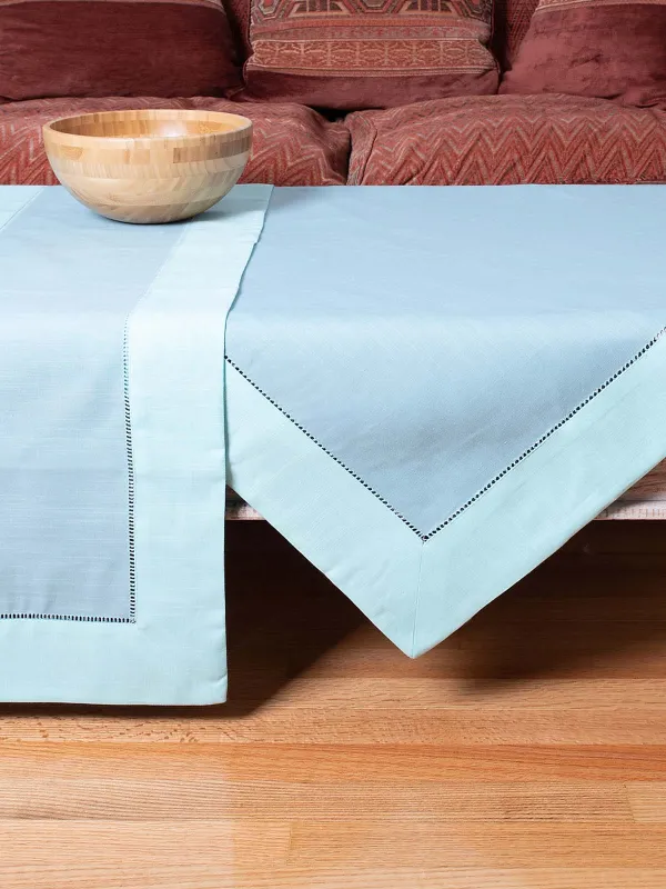 Προϊόν τραπεζομάντηλα (160cm x 220cm)  bg17 τυρκουάζ/σιέλ Εικόνα