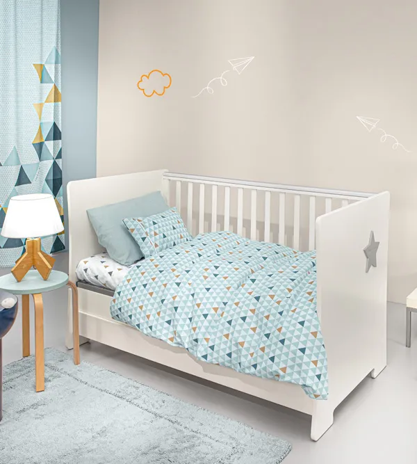 Προϊόν Σετ 3τμχ Βρεφικά Σεντόνια Two 2 Twenty Aqua  Εικόνα