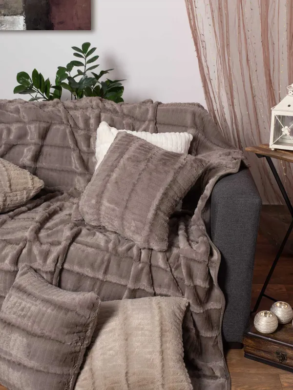 Προϊόν ΡΙΧΤΑΡΙΑ stripe (180cm x 180cm) γκρί Εικόνα