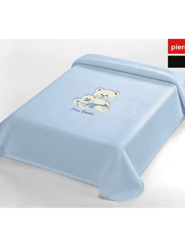 Προϊόν ΚΟΥΒΕΡΤΑ ΑΓΚΑΛΙΑΣ 80Χ110 PIERRE CARDIN (760) BLUE Εικόνα