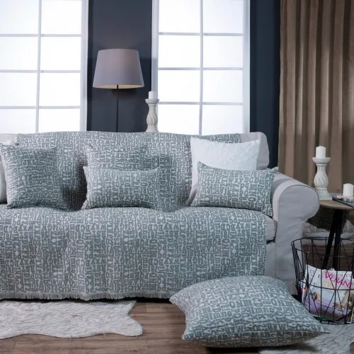 Προϊόν Διακοσμιτικό Ριχτάρι Letters 04 - Μονοθέσιο 180x150cm Εικόνα