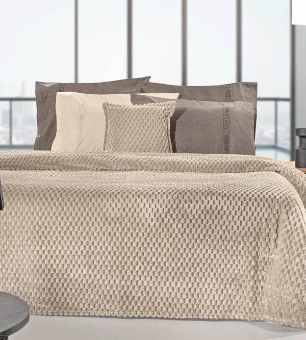 Προϊόν Σετ 2τμχ Κουβέρτα Smoothie Taupe  Εικόνα