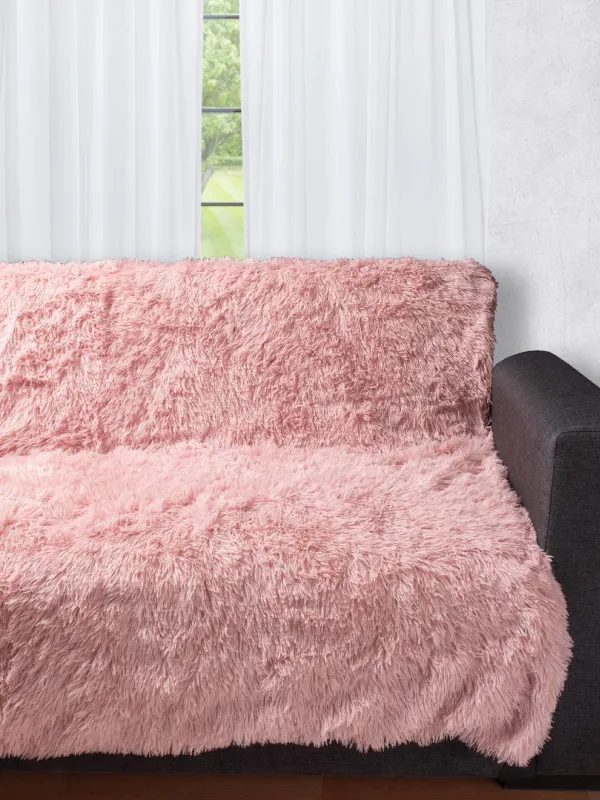 Προϊόν Διακοσμητικό μαλλιαρό ριχτάρι 5336 (145cm x 195cm) ροζ Εικόνα