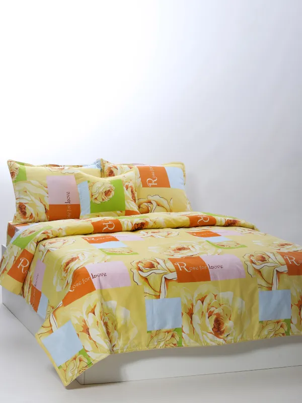 Προϊόν παπλωματοθήκη 215cm x 240cm κατωσέντονο με λάστιχο 160cm x 210cm+19cm 2x50cm x 70cm 40cm x 40cm joy-11 Εικόνα