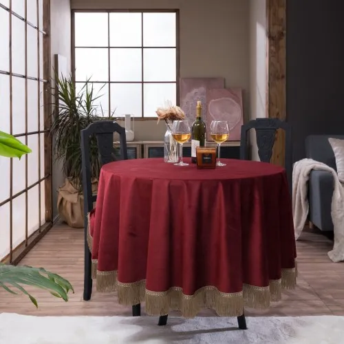 Προϊόν Ροτόντα Velvet 10 - Φ180cm με κρόσι Εικόνα