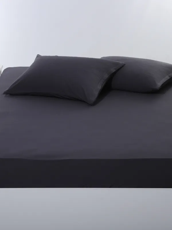 Προϊόν Σεντόνι με λάστιχο jersey (160cm x 200cm + 35cm) dark grey Εικόνα