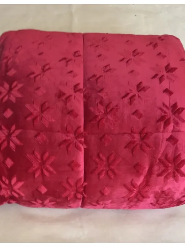 Προϊόν ΚΟΥΒΕΡΤΟΠΑΠΛΩΜΑ ΗΜΙΔΙΠΛΟ 180X240 ADAM HOME (500) RED Εικόνα