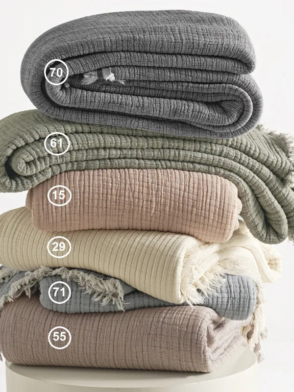 Προϊόν ΚΟΥΒΕΡΛΙ ΒΑΜΒΑΚΕΡΗ ΜΟΥΣΕΛΙΝΑ ΥΠΕΡΔΙΠΛΗ 240Χ250 ADAM HOME Εικόνα