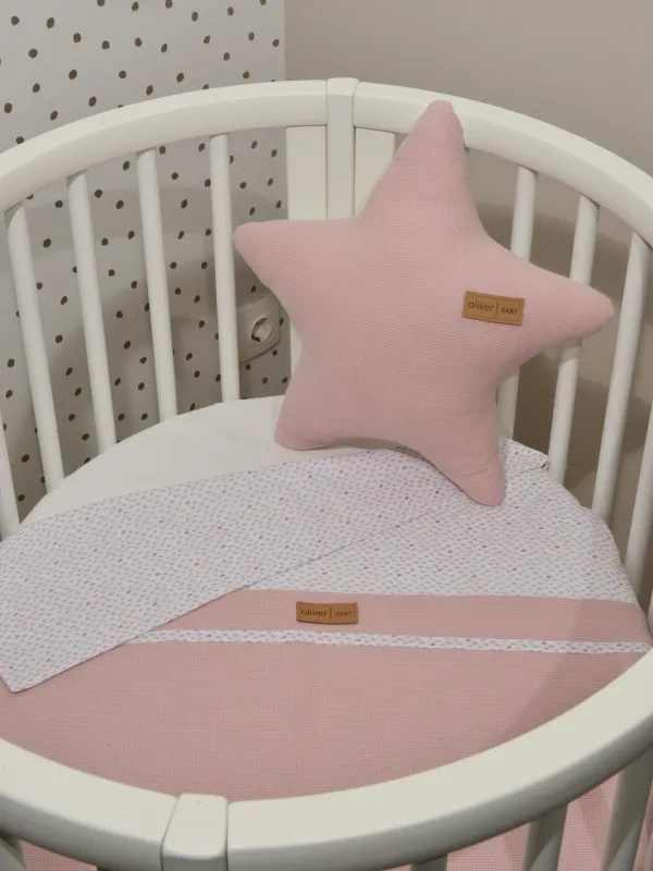 Προϊόν Καλοκαιρινή Κουβέρτα Διπλής Όψης Σάπιο Μήλο 75x95 Design 402 Oliver Baby Εικόνα