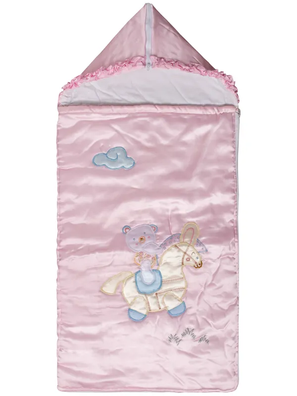 Προϊόν bebe υπνόσακος (90cm x 80cm) ροζ Εικόνα