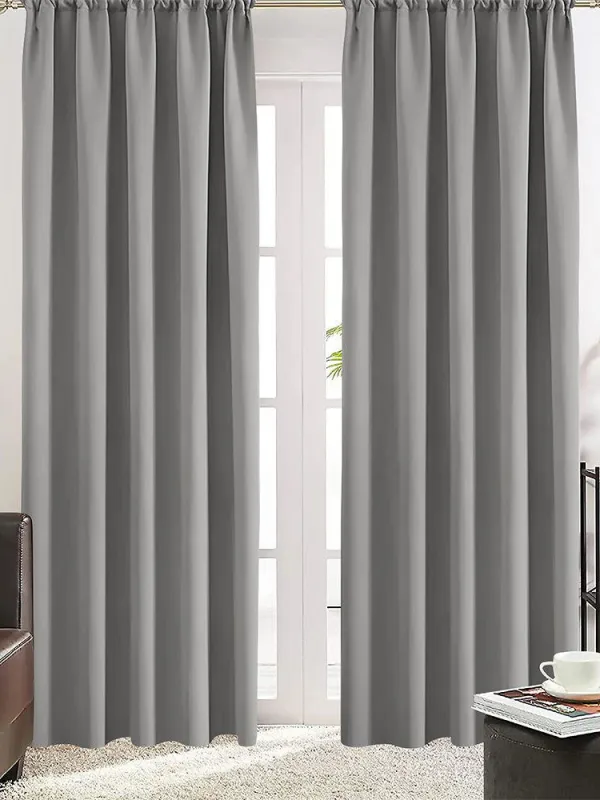 Προϊόν LINO ΚΟΥΡΤΙΝΑ BASKO ΜΕ ΤΡΕΣΑ DGREY 150X240 Εικόνα