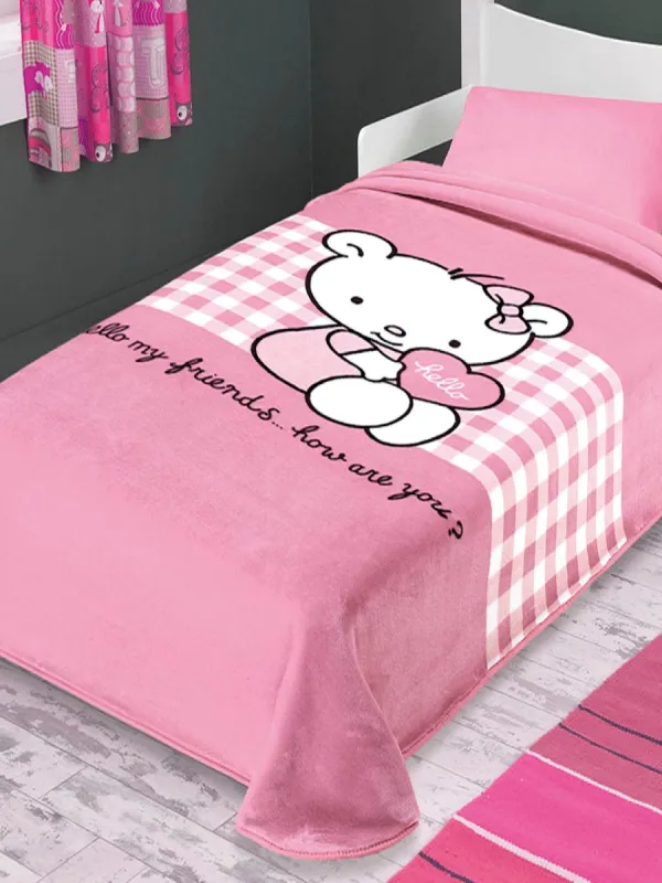 Προϊόν ΚΟΥΒΕΡΤΑ ΙΣΠΑΝΙΑΣ ΜΟΝΗ 160X220 BELPLA STER 272 PINK Εικόνα