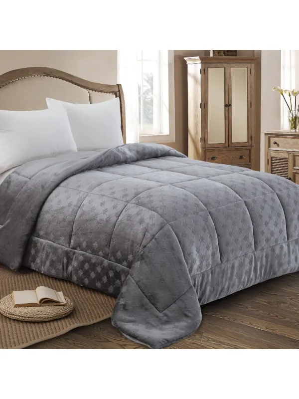 Προϊόν ΚΟΥΒΕΡΤΟΠΑΠΛΩΜΑ ΥΠΕΡΔΙΠΛΟ 220X240 ADAM HOME (822) GREY Εικόνα
