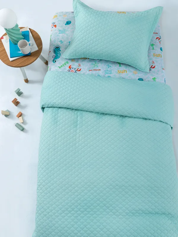 Προϊόν Σετ Κουβερλί ημίδιπλο 160x240 JENN/2 AQUA Εικόνα