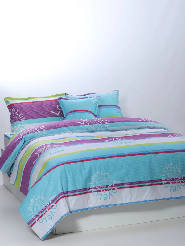 Προϊόν παπλωματοθήκη 215cm x 240cm κατωσέντονο με λάστιχο 160cm x 210cm+19cm 2x50cm x 70cm 40cm x 40cm joy Εικόνα