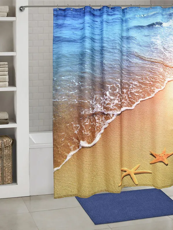 Προϊόν LINO ΚΟΥΡΤΙΝΑ ΜΠΑΝΙΟΥ COQUIL 180X200 Εικόνα