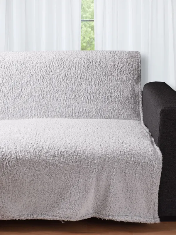 Προϊόν Διακοσμητικό fleece ριχτάρι 033 (150cm x 200cm) silver Εικόνα