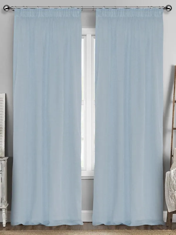 Προϊόν LINO ΚΟΥΡΤΙΝΑ LINE ΜΕ ΤΡΕΣΑ 601 CIEL 145X295 Εικόνα