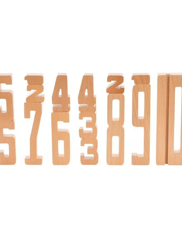 Προϊόν Παιχνίδι Στοίβαξης Ξύλινα Νούμερα Mama Memo Εικόνα