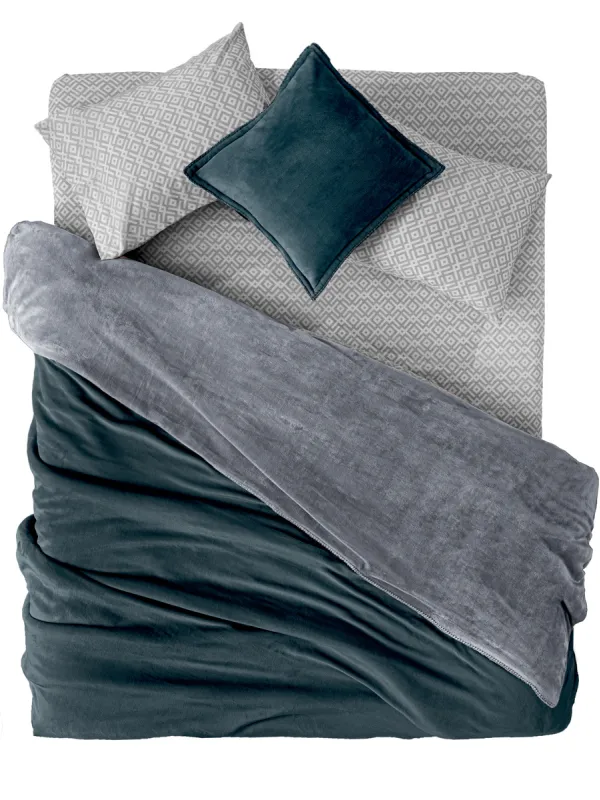 Προϊόν Σετ 2τμχ Κουβέρτα Velvet Emerald  Εικόνα