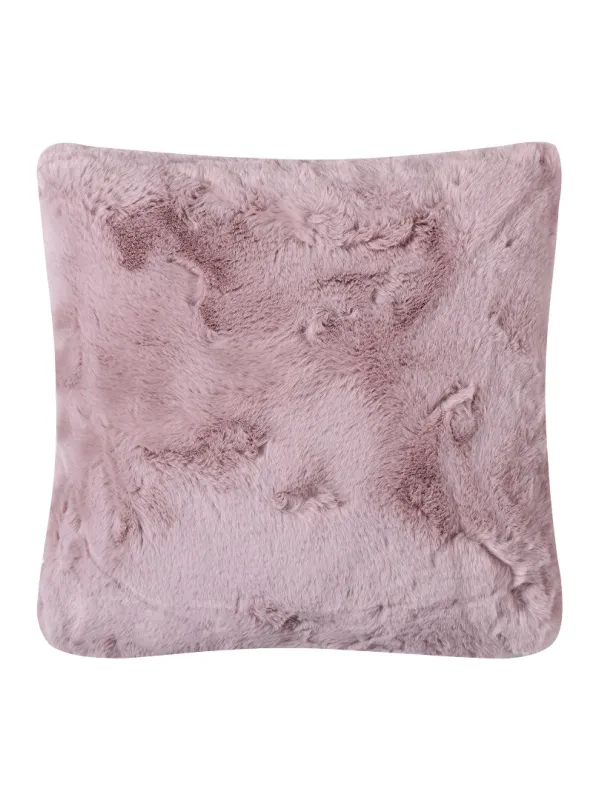 Προϊόν ΜΑΞΙΛΑΡΟΘΗΚΗ RABBIT FUR ΜΕ ΓΕΜΙΣΗ (45cm x 45cm) PINK/GREY Εικόνα