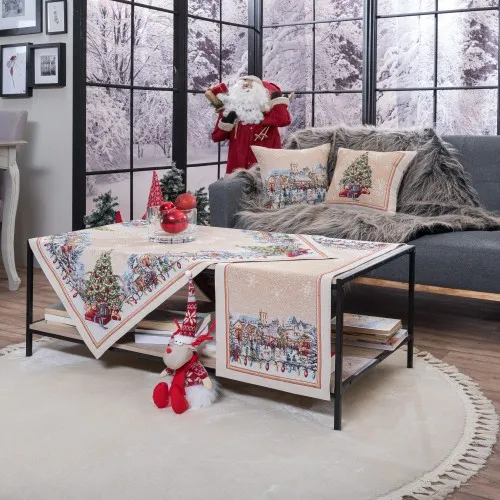 Προϊόν Καρέ &amp; Τραβέρσα Ennsdorf (Σετ 2τεμ.) - 100x100cm &amp; 40x100cm Εικόνα