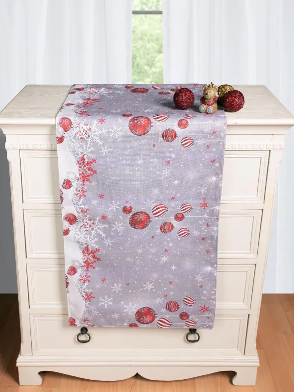 Προϊόν Χριστουγεννιάτικη Τραβέρσα με στάμπα (45cm x 170cm) ks2025-5 Εικόνα