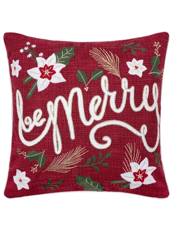 Προϊόν Χριστουγεννιάτικη μαξιλαροθήκη HP52510X (45cm x 45cm) κόκκινη Εικόνα