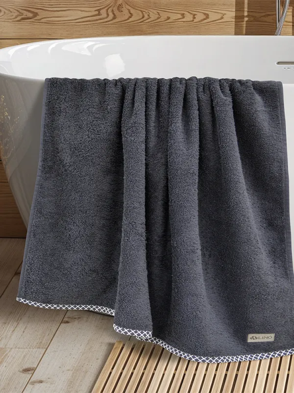 Προϊόν LINO Πετσέτα Σώματος (80x150) Marley Ανθρακί Εικόνα