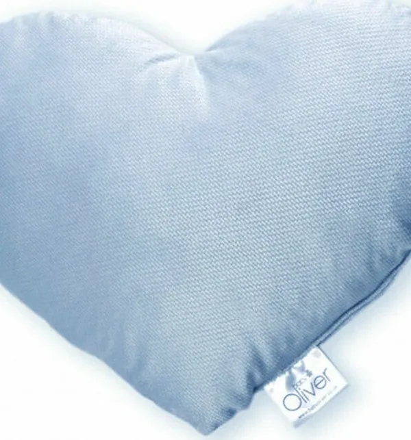 Προϊόν Oliver Baby Μαξιλάρι Διακοσμητικό Καρδιά Βελουτέ Σιέλ 36χ31 Εικόνα