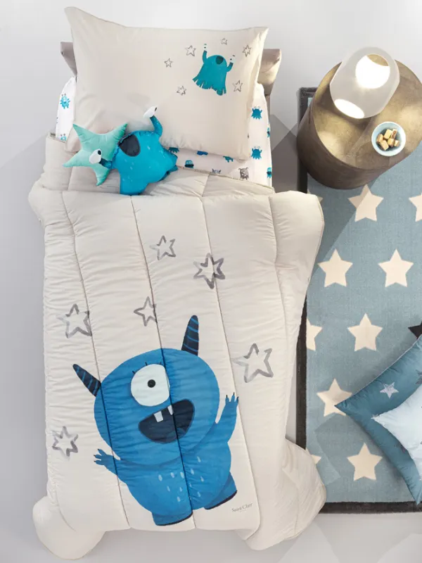 Προϊόν Κουβερλί Monsters Blue Suede  Εικόνα