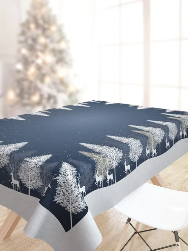 Προϊόν Χριστουγεννιάτικο Τραπεζομάντηλο 2043 Blue  Εικόνα