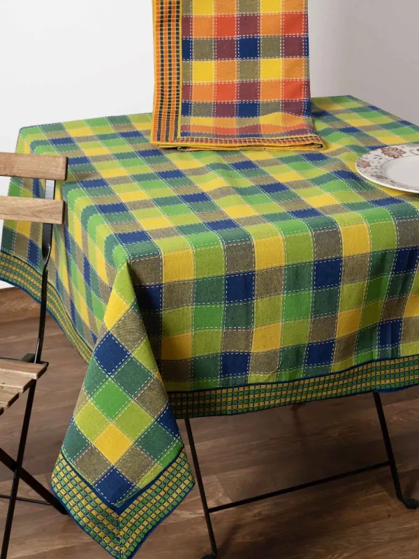 Προϊόν τραπεζομάντηλα (140cm x 240cm)  moda καρό κόκκινο Εικόνα