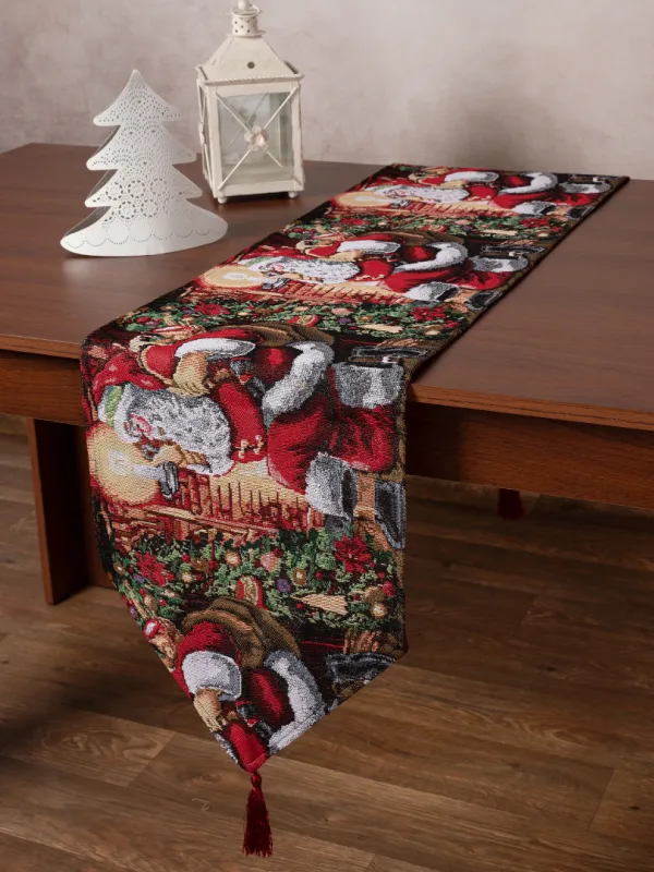 Προϊόν Χριστουγεννιάτικη τραβέρσα στόφα W351-130 (35cm x 172cm) Εικόνα
