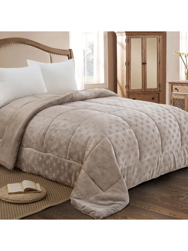 Προϊόν ΚΟΥΒΕΡΤΟΠΑΠΛΩΜΑ ΥΠΕΡΔΙΠΛΟ 220X240 ADAM HOME (822) TAUPE Εικόνα