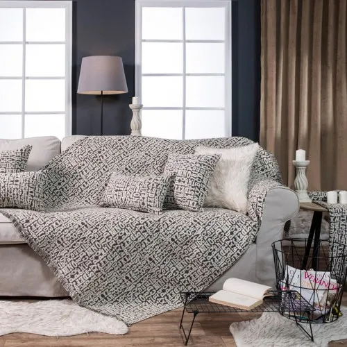 Προϊόν Διακοσμιτικό Ριχτάρι Letters 03 - Μονοθέσιο 180x150cm Εικόνα