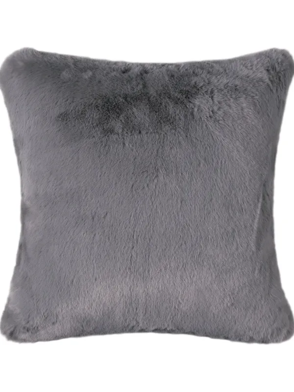 Προϊόν ΜΑΞΙΛΑΡΟΘΗΚΗ RABBIT FUR (45cm x 45cm) DARK GREY Εικόνα
