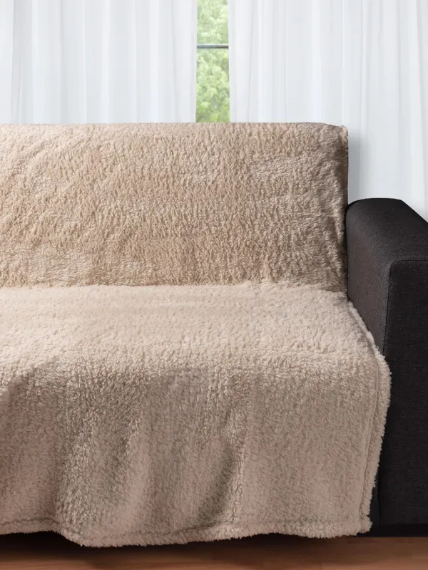 Προϊόν Διακοσμητικό fleece ριχτάρι 032A (150cm x 200cm) beige Εικόνα