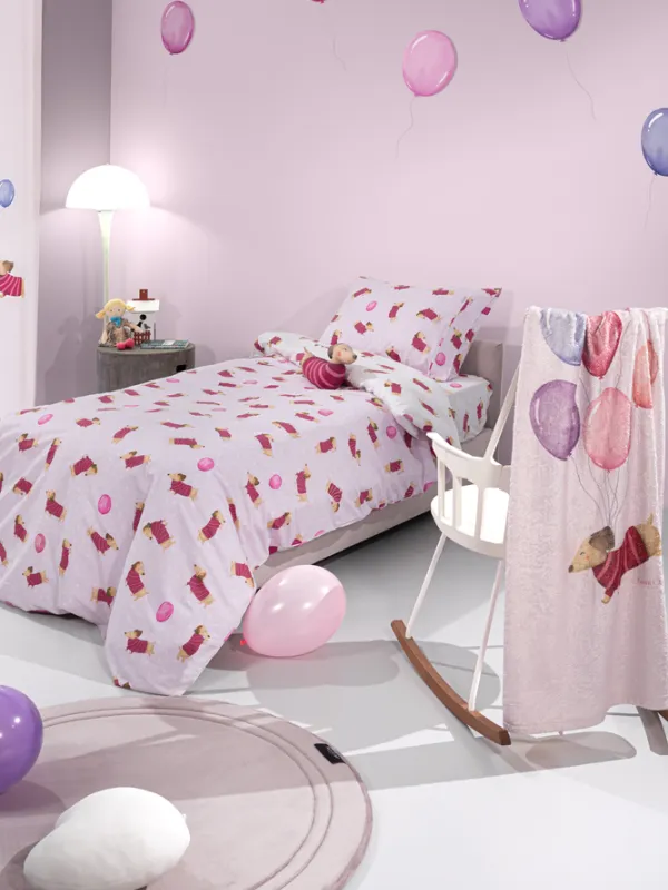 Προϊόν Σετ 3τμχ. Παιδικά Σεντόνια Pet Fuchsia Εικόνα