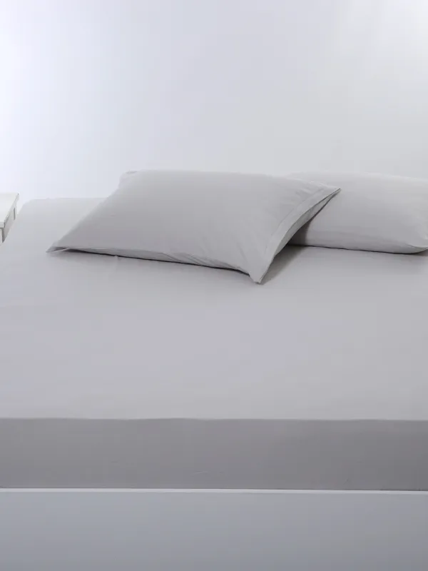 Προϊόν Σεντόνι με λάστιχο jersey (180cm x 200cm + 35cm) light grey Εικόνα