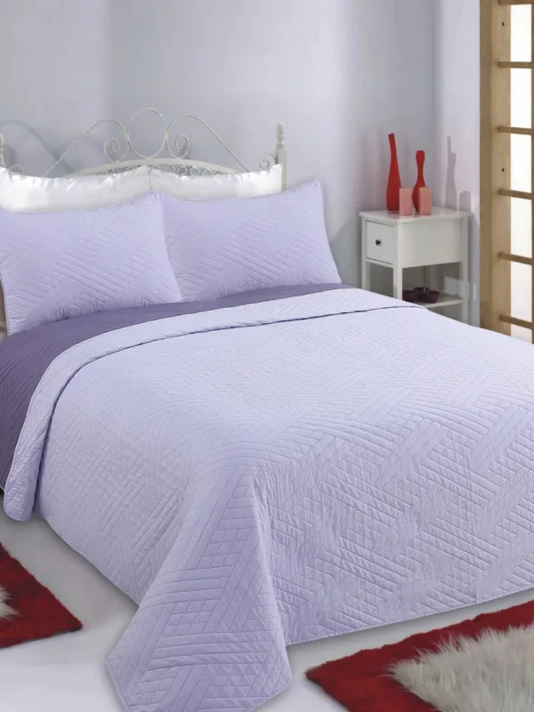 Προϊόν ΚΟΥΒΕΡΛΙ σετ (220cm x 240cm + 2 x 50cm x 70cm) DIAMOND lila/purple Εικόνα