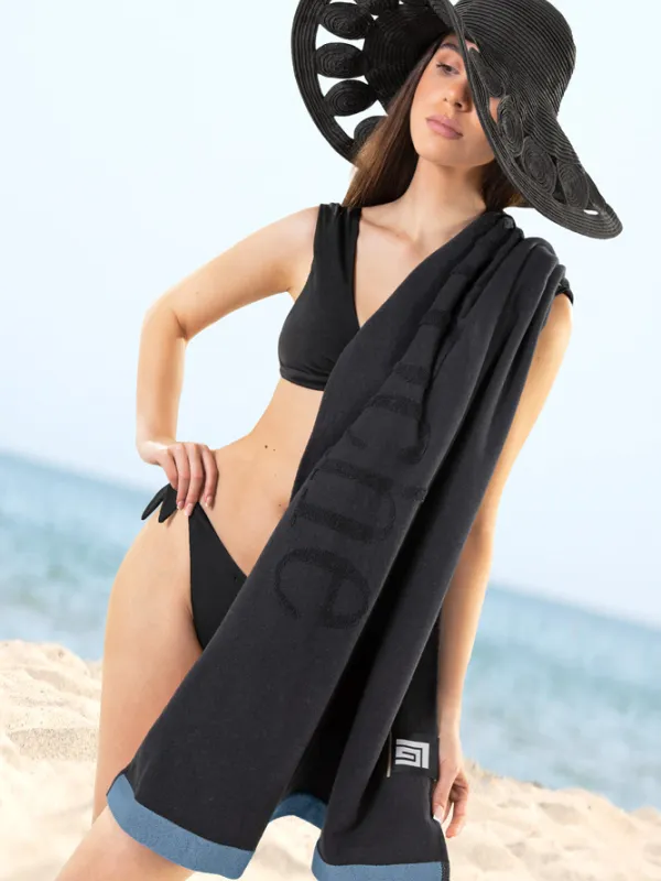 Προϊόν Πετσέτα Θαλάσσης Double Blue - Black  Εικόνα