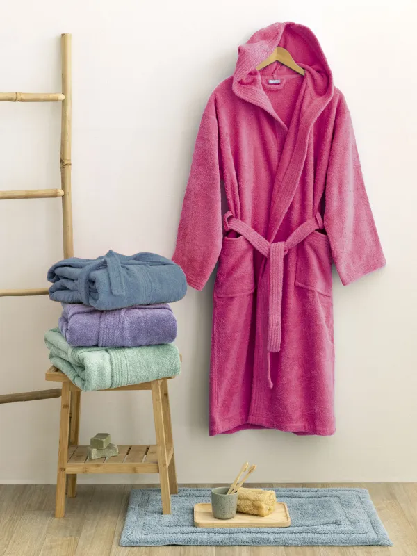 Προϊόν Μπουρνούζι με Κουκούλα Kids Bath JUNIOR FUCSHIA 10-12 Εικόνα