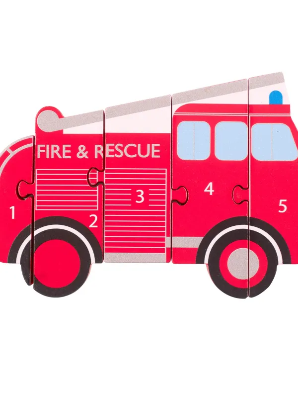 Προϊόν Παζλ Αριθμών Πυροσβεστική Orange Tree Toys Εικόνα