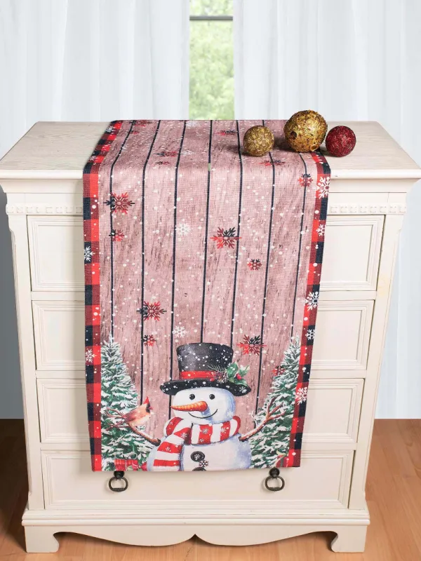 Προϊόν Χριστουγεννιάτικη Τραβέρσα με στάμπα (45cm x 170cm) ks2025-7 Εικόνα