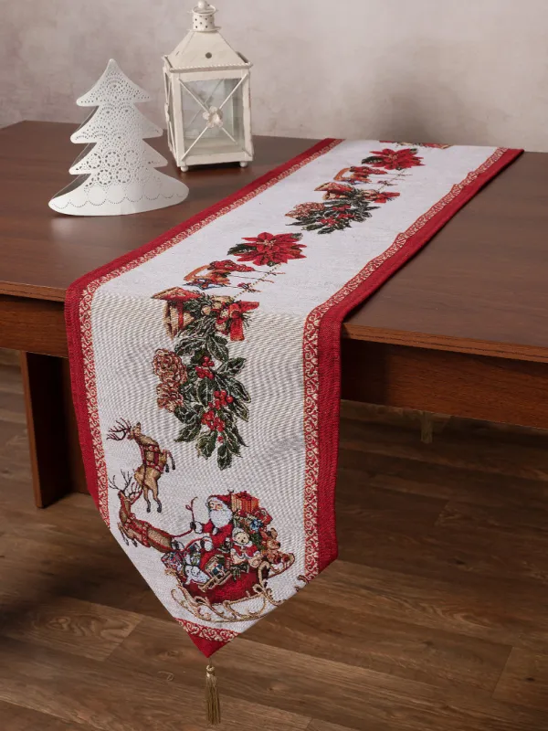Προϊόν Χριστουγεννιάτικη τραβέρσα στόφα W355 (35cm x 175cm) Εικόνα