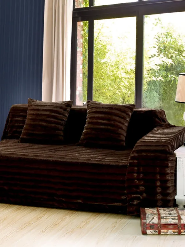 Προϊόν ΡΙΧΤΑΡΙΑ ironed (180cm x 250cm) chocolate Εικόνα