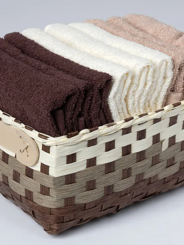 Προϊόν Σετ λαβέτες 9 τεμάχια (30cm x 30cm) καφέ Εικόνα