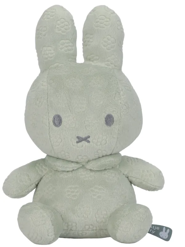 Προϊόν Λούτρινο Aπό Bελουτέ Ύφασμα 20cm Πράσινο Miffy Flowers Εικόνα