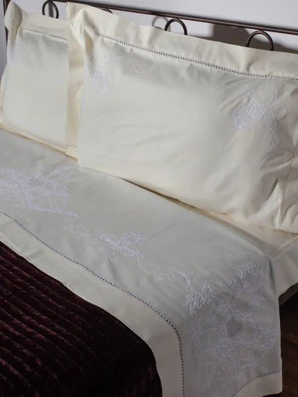 Προϊόν ΧΕΙΡΟΠΟΙΗΤΟ ANEBATO ΣΕΝΤΟΝΙ 2827 ΤΕΣΣΑΡΩΝ ΤΕΜΑΧΙΩΝ (225CM X 270CM) ΚΙΤΡΙΝΟ Εικόνα